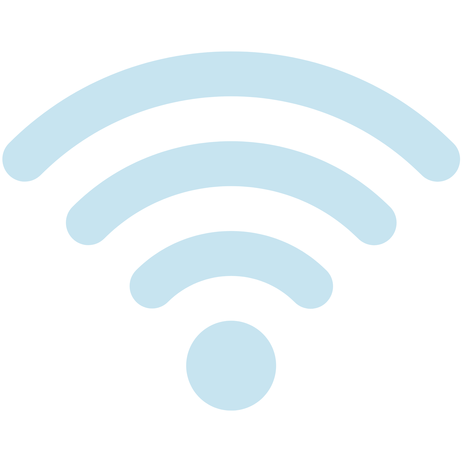 A wifi symbol