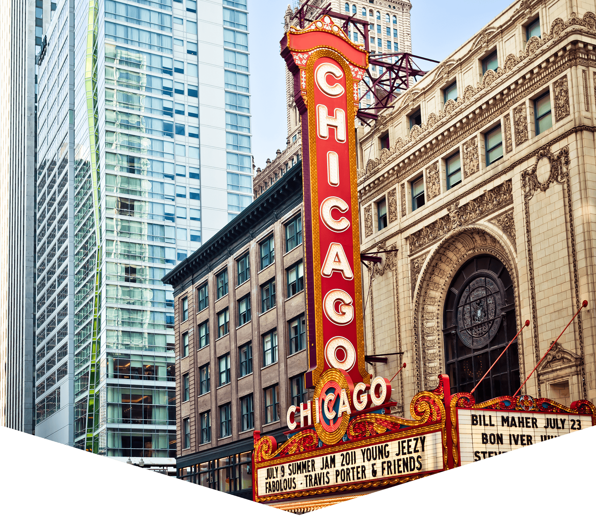 The Chicago theater
