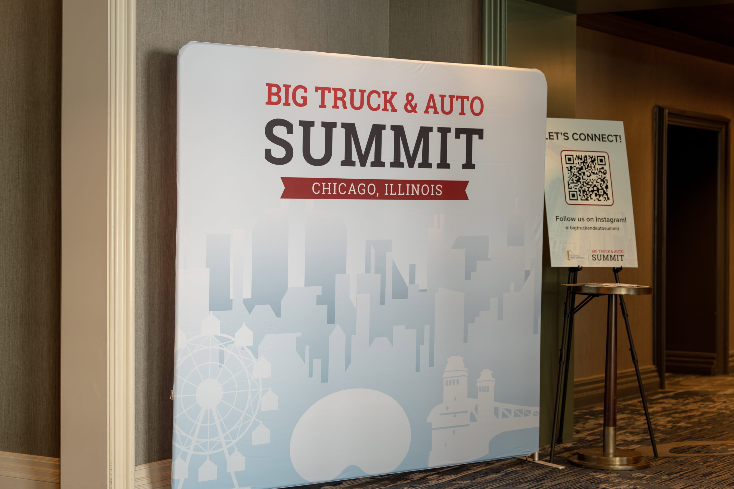 an image of a sign reading "big truck and auto summit"