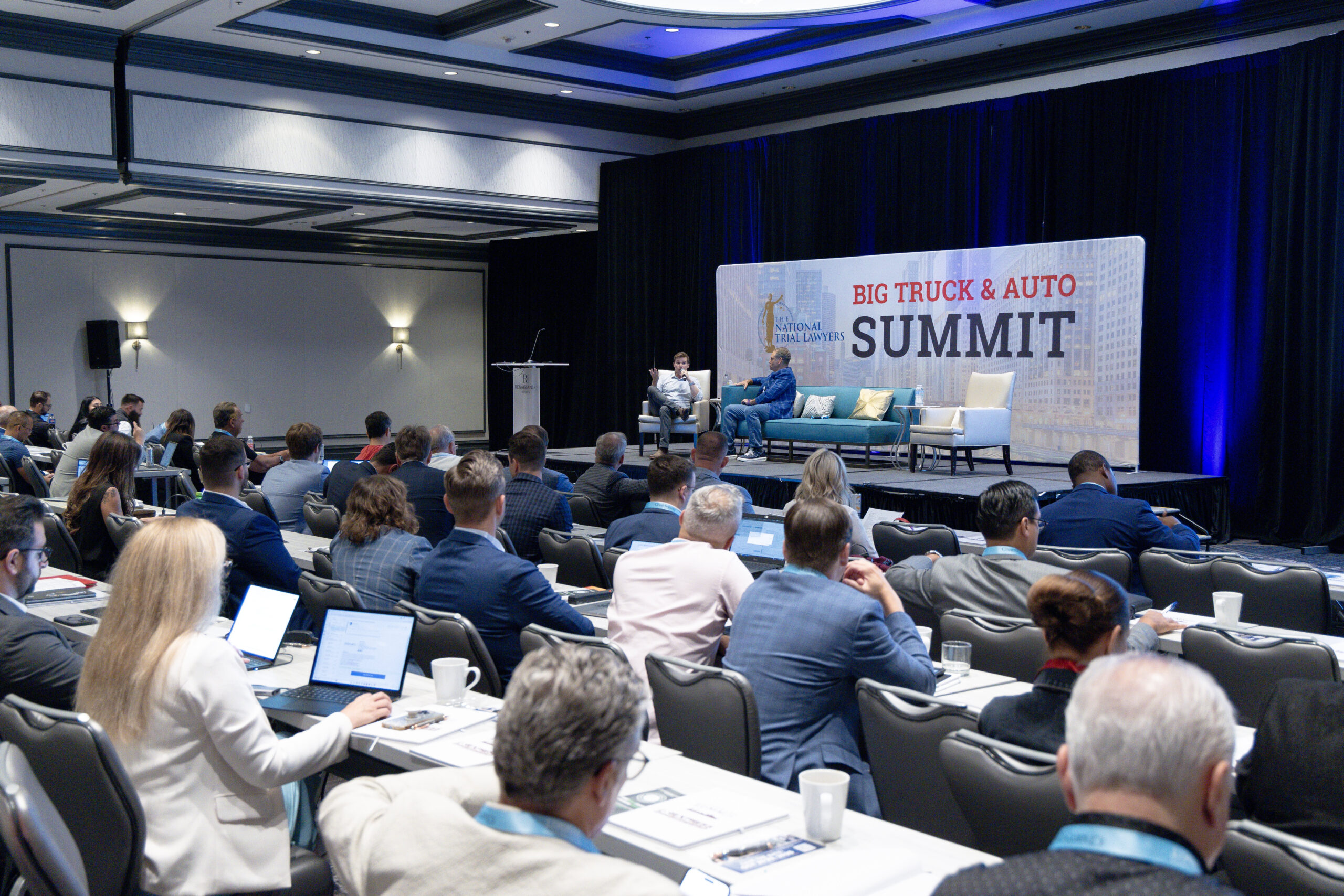 an image of a group of attendees at the big truck and auto summit